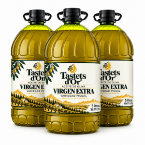 Aceite de Oliva Virgen Extra Tastets d’Or – Picual Caja 3 x 5 Litros – La Campiña de Jaén