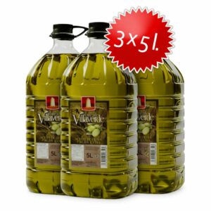 Aceite de Oliva Virgen Extra Torre de Villaverde – Picual Caja 3 x 5L (15 Litros)